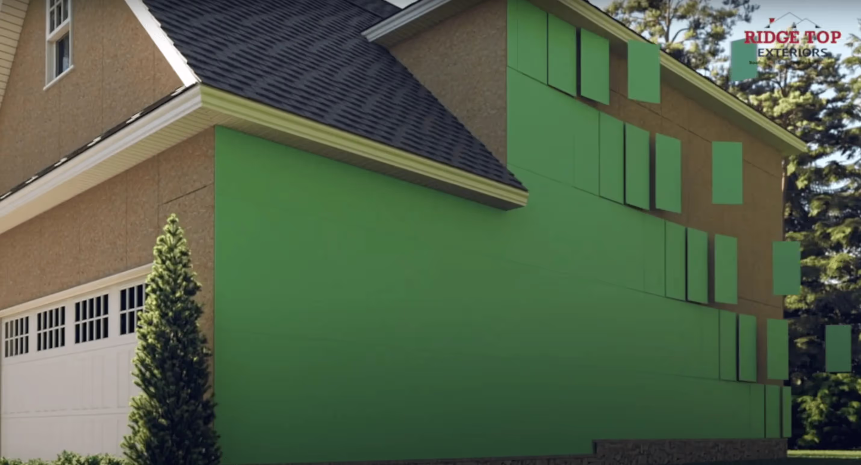 Siding process background video!